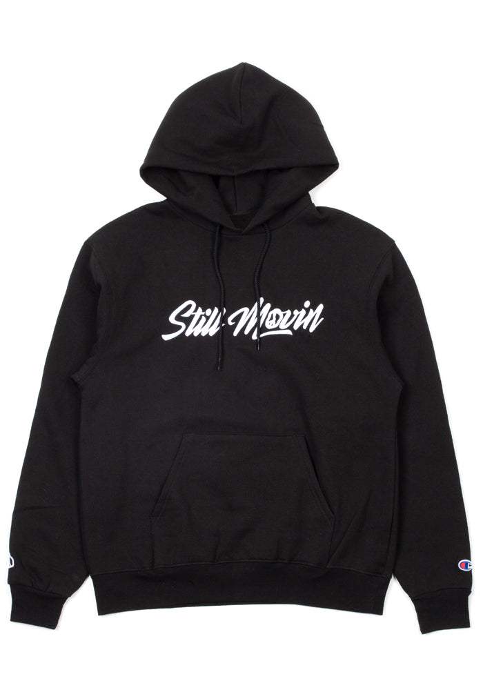 Still Movin Champion Hoodie - Black