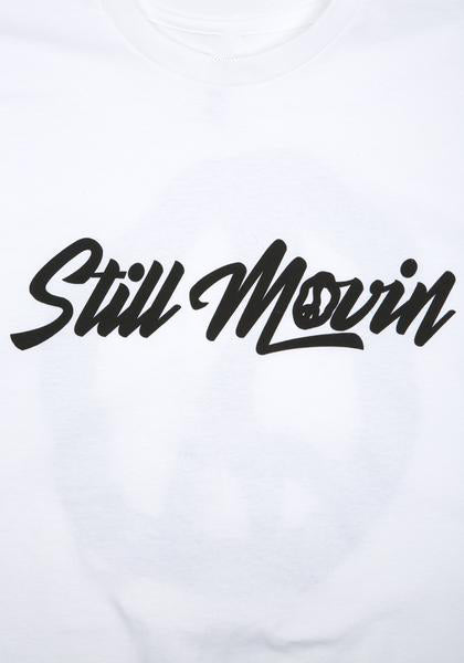 Still Movin Straight Logo T-Shirt - White