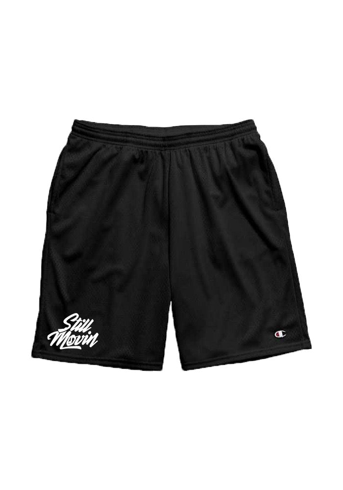 Still Movin Champion Mesh Shorts - Black