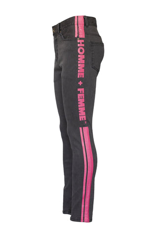 Trademark Denim - Black/Hot Pink