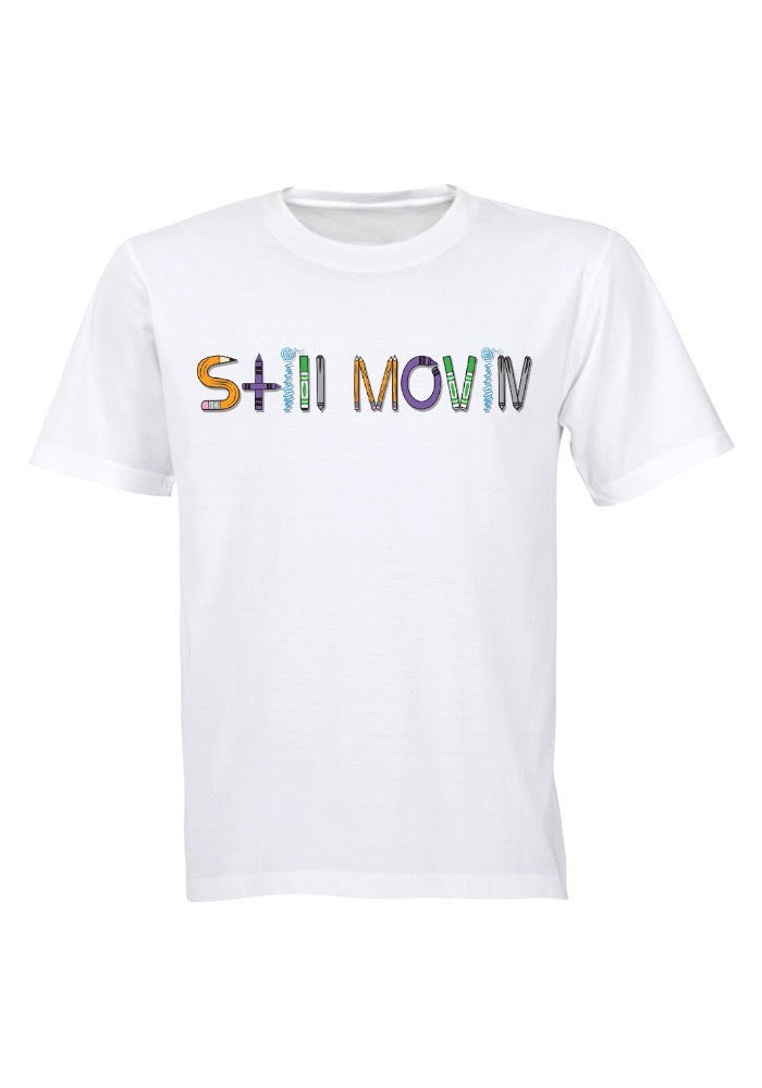 Still Movin Doodle T-Shirt - White