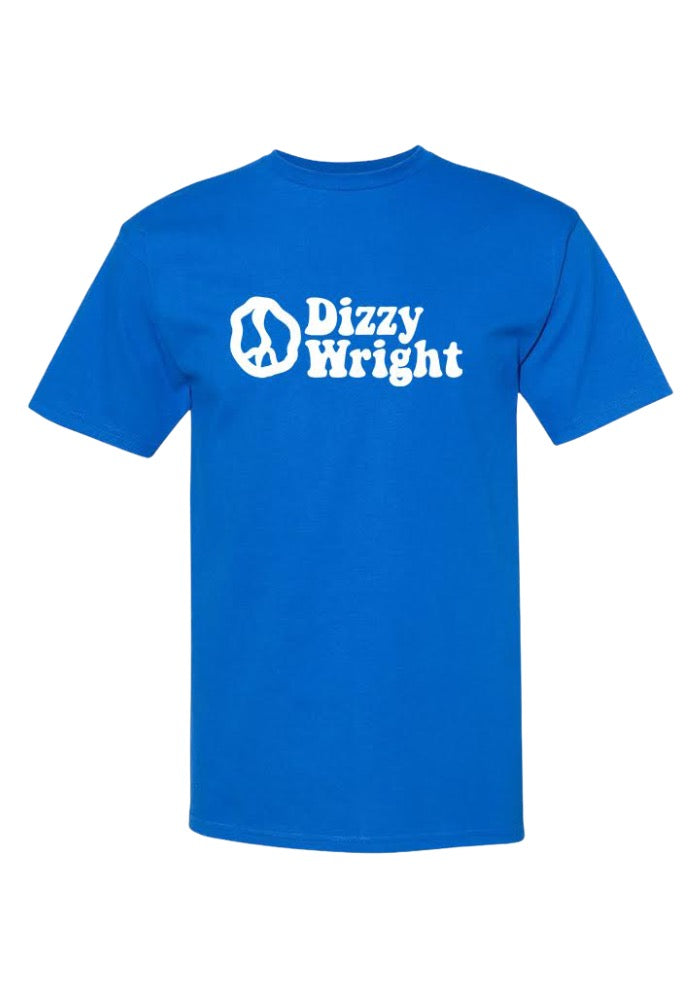 Dizzy Wright Peace Logo T-Shirt - Royal