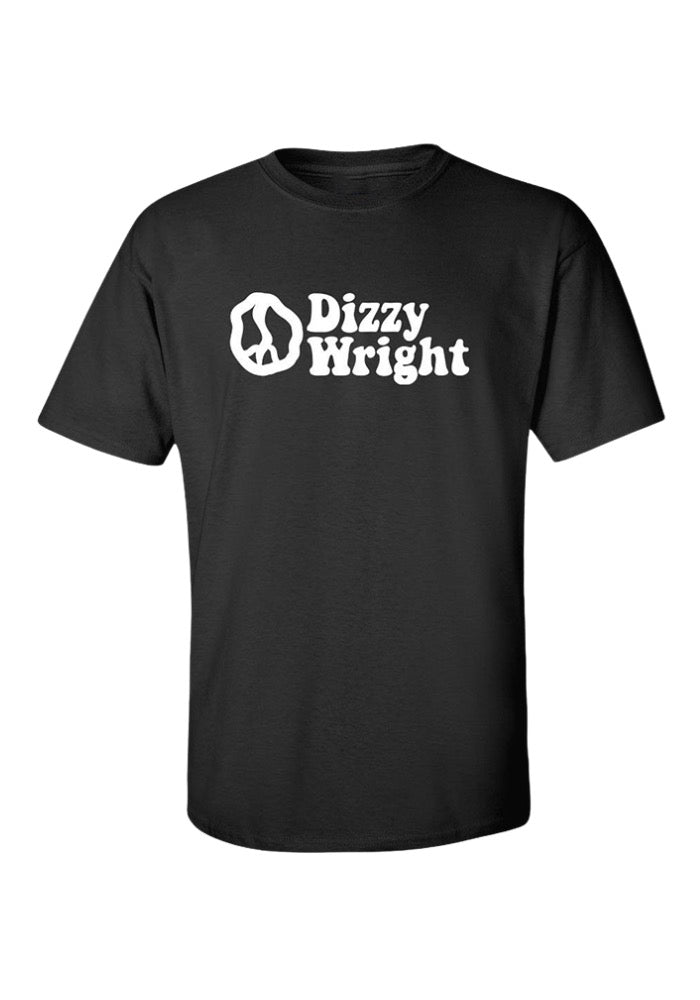 Dizzy Wright Peace Logo T-Shirt - Black