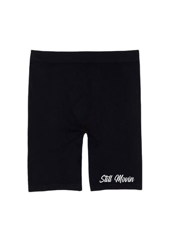 Still Movin Women's Biker Shorts - Black