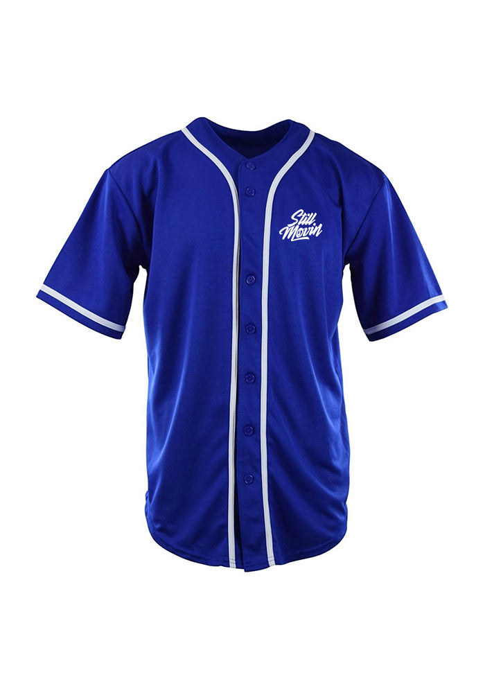 Still Movin Baseball Jersey - Blue