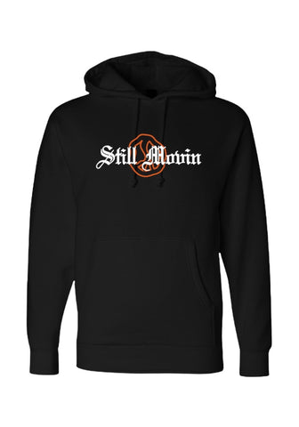 Still Movin Old English Hoodie - Black