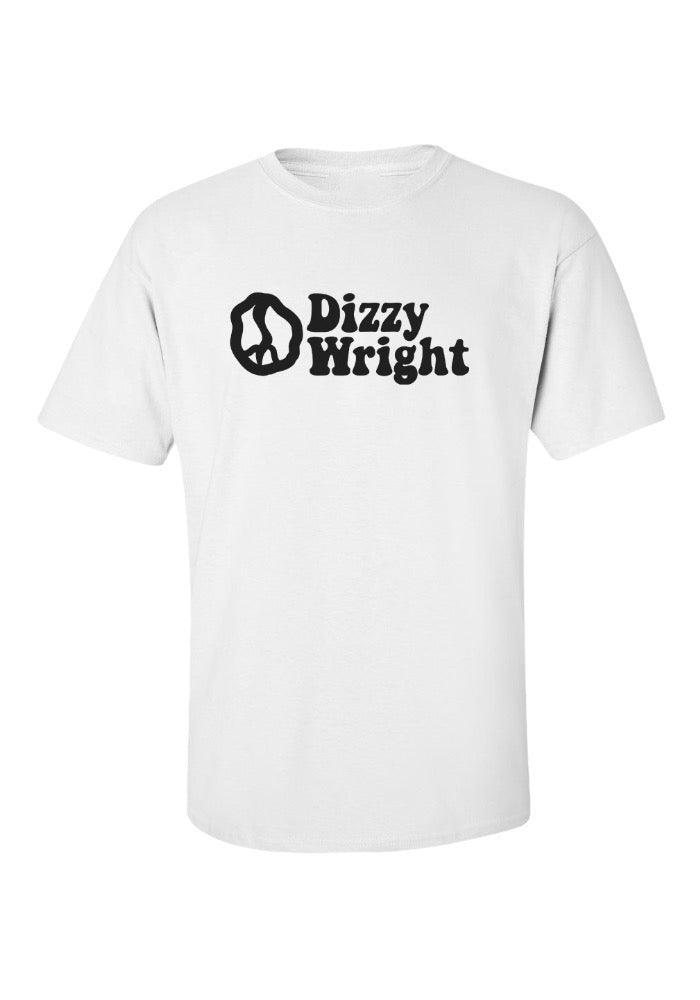 Dizzy Wright Peace Logo T-Shirt - White