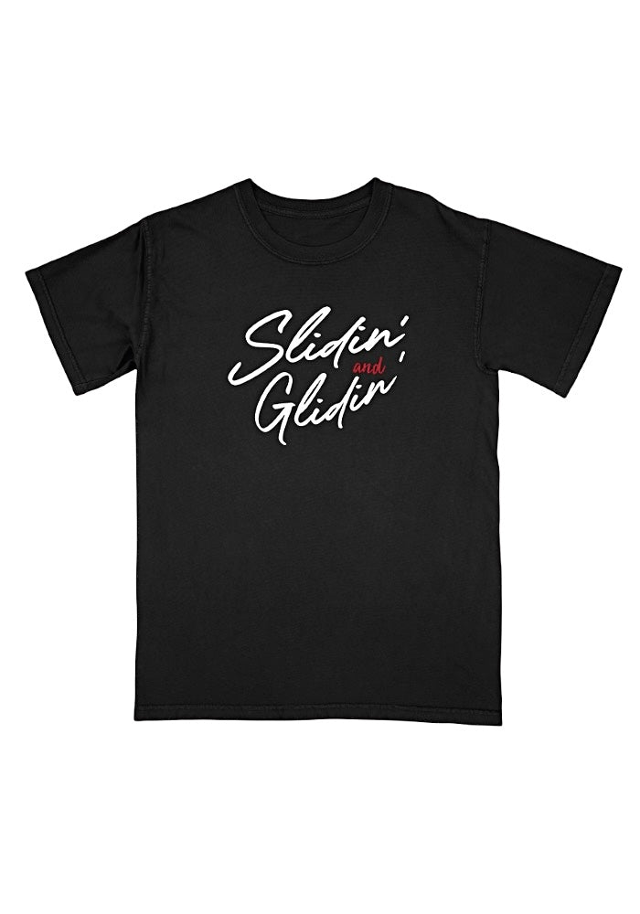 Slidin and Glidin T-Shirt - Black