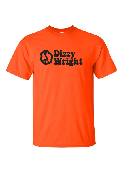 Dizzy Wright Peace Logo T-Shirt - Orange