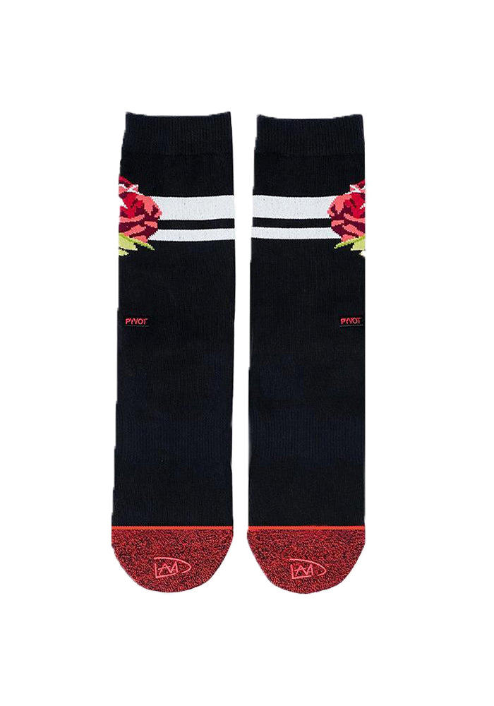 Rose Socks - Black